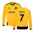 2022-2023 Wolves Long Sleeve Home Shirt (Kids) (NETO 7)