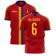 Spain 2024-2025 Home Concept Football Kit (Libero) (M LLORENTE 6)