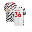 2020-2021 Man Utd Adidas Third Football Shirt (Kids) (Elanga 36)