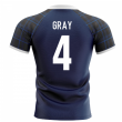 2024-2025 Scotland Home Concept Rugby Shirt (Gray 4)