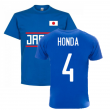 Japan Team T-Shirt - Royal (HONDA 4)