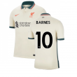 Liverpool 2021-2022 Away Shirt (Kids) (BARNES 10)