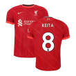 Liverpool 2021-2022 Vapor Home Shirt (KEITA 8)