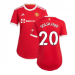 Man Utd 2021-2022 Home Shirt (Ladies) (SOLSKJAER 20)