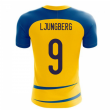 Sweden 2024-2025 Home Concept Football Kit (Airo) (LJUNGBERG 9)