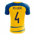 Sweden 2024-2025 Home Concept Football Kit (Airo) (MELLBERG 4)