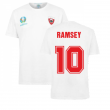 Wales 2021 Polyester T-Shirt (White) (RAMSEY 10)