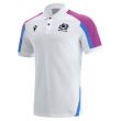 2021-2022 Scotland Official Polycotton Polo Shirt (White)