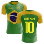 2024-2025 Brazil Flag Concept Football Shirt (Your Name)