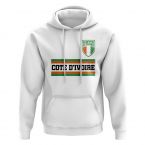 Ivory Coast Core Football Country Hoody (White)