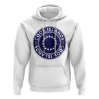 Cook Islands Football Badge Hoodie (White)