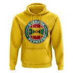 Grenada Football Badge Hoodie (Yellow)