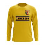 Cameroon Core Football Country Long Sleeve T-Shirt (Yellow)