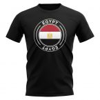 Egypt Football Badge T-Shirt (Black)