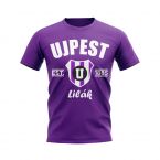 Ujpest Established Football T-Shirt (Purple)
