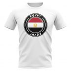 Egypt Football Badge T-Shirt (White)