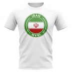 Iran Football Badge T-Shirt (White)