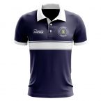 Virgin Islands Concept Stripe Polo Shirt (Navy)