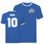 Steven Davis Rangers ringer Tee (Blue)