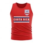 Costa Rica Core Football Country Sleeveless Tee (Red)