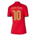 2020-2021 Portugal Home Nike Womens Shirt (Your Name)