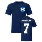 Jimmy Johnstone Scotland National Hero Tee (Navy)