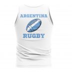 Argentina Rugby Ball Tank Top (White)