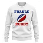 France Rugby Ball Sweatshirt (White)