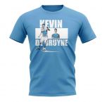 Kevin De Bruyne Player Collage T-Shirt (Sky Blue)