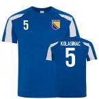 Bosnia and Herzegovina Sports Training Jerseys (Kolasinac 5)