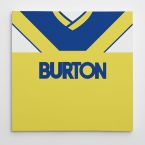 Leeds United 1986-88 Away Football Canvas Print