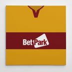 Motherwell 18/19 Football Canvas Print