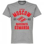 Spartak Moscow Established T-Shirt - Grey