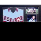 West Ham United FC 1980 Brooking Signed Shirt (Framed)