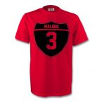 Paolo Maldini Ac Milan Crest Tee (red) - Kids