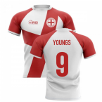 2024-2025 England Flag Concept Rugby Shirt (Youngs 9)