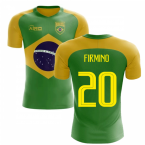 2024-2025 Brazil Flag Concept Football Shirt (Firmino 20)