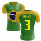 2024-2025 Brazil Flag Concept Football Shirt (Miranda 3)