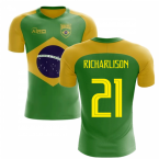 2024-2025 Brazil Flag Concept Football Shirt (Richarlison 21)