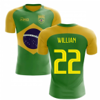 2024-2025 Brazil Flag Concept Football Shirt (Willian 22)