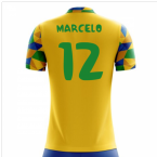 2024-2025 Brazil Home Concept Football Shirt (Marcelo 12) - Kids