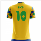 2024-2025 Brazil Home Concept Football Shirt (Zico 10) - Kids