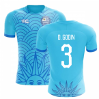 2018-2019 Uruguay Fans Culture Concept Home Shirt (D. Godin 3)