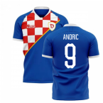 2024-2025 Dinamo Zagreb Home Concept Football Shirt (Andric 9)