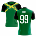 2024-2025 Jamaica Flag Concept Football Shirt (BOLT 99)