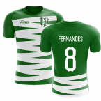 2024-2025 Sporting Lisbon Home Concept Football Shirt (Fernandes 8)