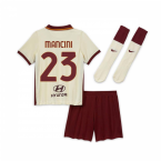 2020-2021 AS Roma Away Nike Little Boys Mini Kit (MANCINI 23)