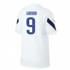 2020-2021 France Nike Training Shirt (White) - Kids (GIROUD 9)