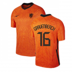 2020-2021 Holland Home Nike Football Shirt (GRAVENBERCH 16)