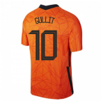 2020-2021 Holland Home Nike Football Shirt (GULLIT 10)